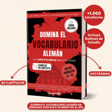 Domina el Vocabulario Alemán A1-B2: Más de 3.000 Palabras con Ejemplos y Audio