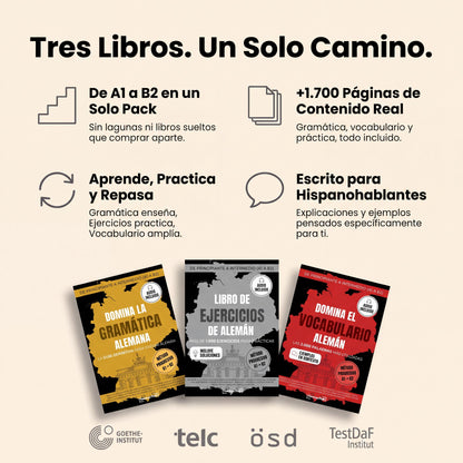Kit Esencial de Alemán A1-B2