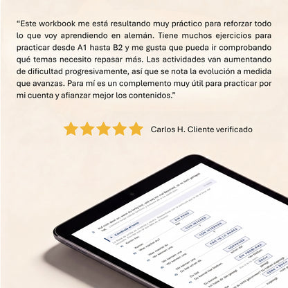 Libro de Ejercicios de Alemán A1-B2: de Principiante a Intermedio Alto